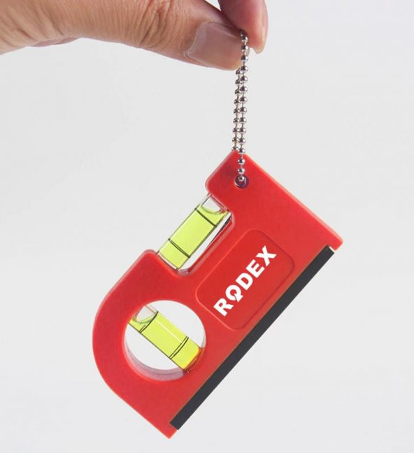 Rodex Cep Tipi Mini Su Terazisi Kırmızı Mıknatıslı Su Terazisi ürün görseli 1