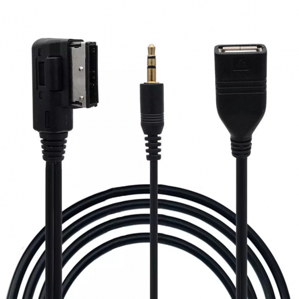 PTTAVM: AUDI MMI SİSTEM USB / AUX KABLO 150 CM KABLO UZUNLUĞU A4