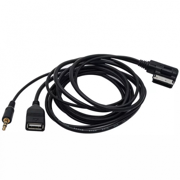PTTAVM: AUDI MMI SİSTEM USB / AUX KABLO 150 CM KABLO UZUNLUĞU A4