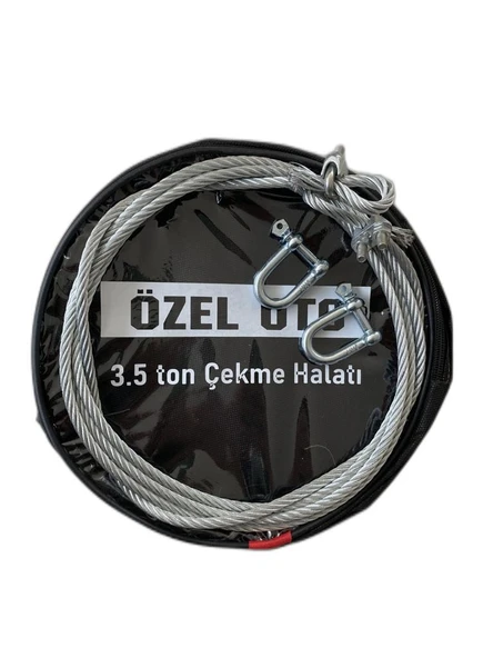 Çeki Halatı Çelik Izoleli Oto Çekme Halatı 3.5 Ton ürün görseli 1