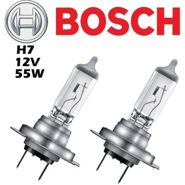 Bosch H7 12V 55W Far Ampülü 2 Adet Set ürün görseli 1
