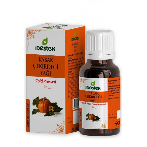 Destek Kabak çekirdeği Yağı (Soğuk Pres) 50 ml ürün görseli 1