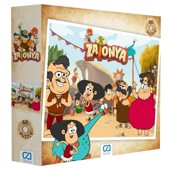 Ca Games Zatonya 60 Parça Puzzle Eğitici ve Öğretici Oyun ürün görseli 1