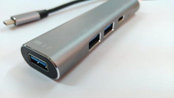 USB 3.1 Type-C Hub - 3x USB 3.0 + 1x Type-C - Resim 4