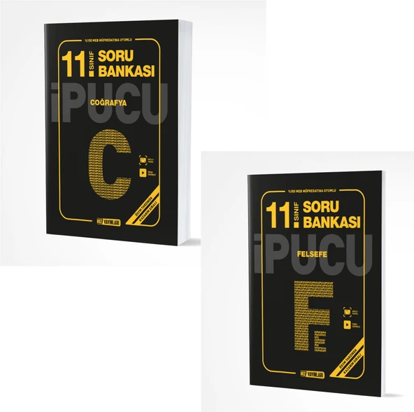 Hız 11. Sınıf Coğrafya + Felsefe Soru Bankası Seti 2 Kitap ürün görseli 1