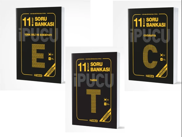 Hız 11. Sınıf Edebiyat + Tarih + Coğrafya Soru Seti 3 Kitap ürün görseli 1