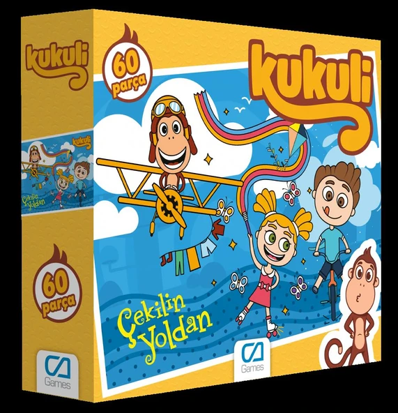 Ca Games Kukuli 60 Parça Puzzle Eğitici ve Öğretici Oyun ürün görseli 1