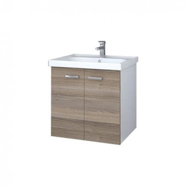 Denko Terra 60 cm MDF Banyo Dolabı Takımı - Resim 2