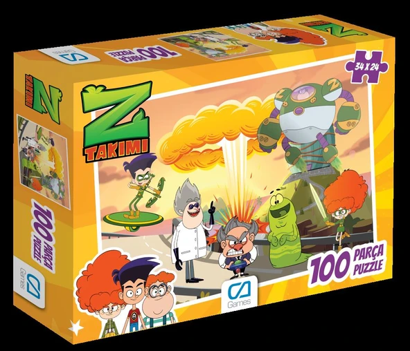 Ca Games Z Takımı 100 Parça Puzzle Eğitici ve Öğretici Oyun ürün görseli 1