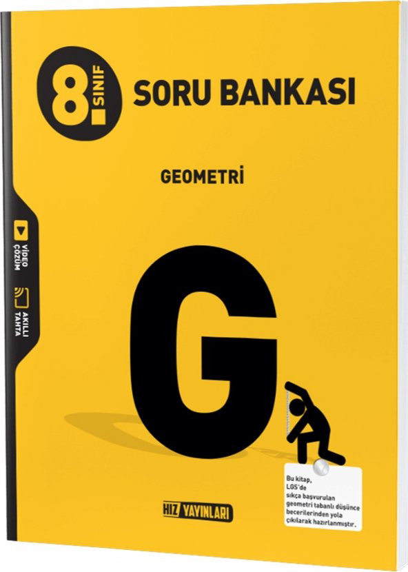 Hız Lgs 2023 8. Sınıf Geometri Soru Bankası ürün görseli 1