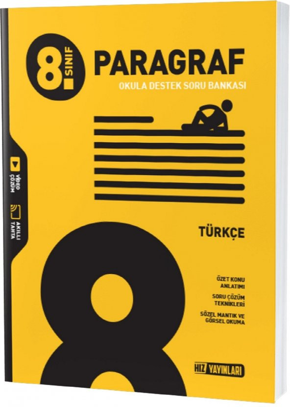 Hız Lgs 2023 8. Sınıf Türkçe Paragraf Soru Bankası ürün görseli 1