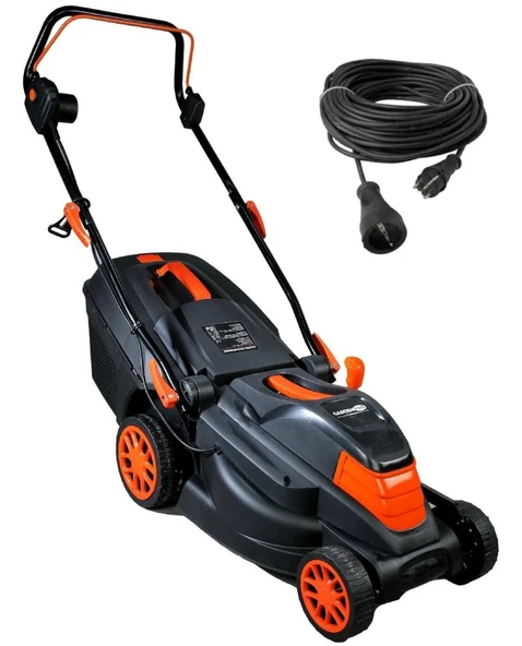 GardenPro ZF6102 Çim Biçme Makinası 1600 watt + Uzatma Kablosu 20 mt ürün görseli 1