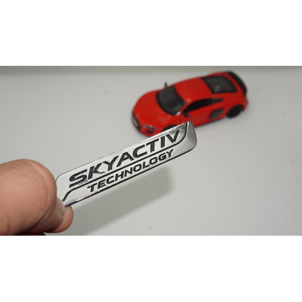 Mazda 2 3 6 CX-5 MX-5 Skyactiv Bagaj Krom Metal Logo Amblem ürün görseli 1