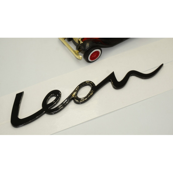 PTTAVM: Seat Leon Yeni Nesil Siyah ABS 3M 3D Bagaj Yazı Logo