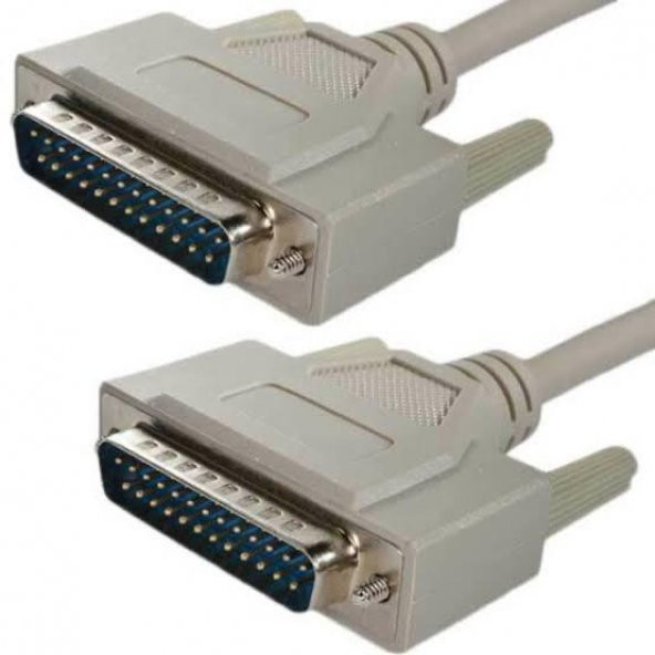 25 Pin Paralel Erkek - Erkek Kaliteli Kablo - 5 Metre ürün görseli 1