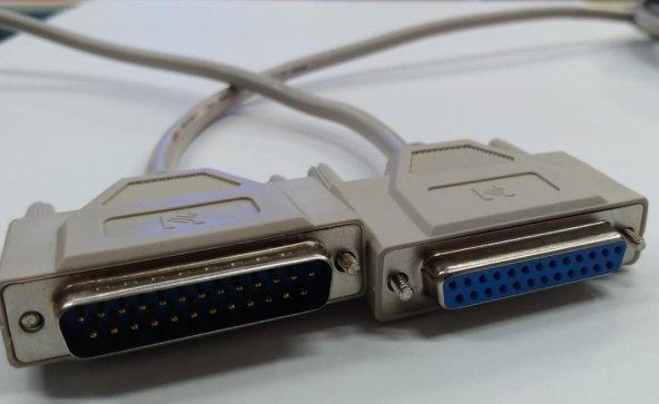 25 Pin Paralel Erkek - Dişi Uzatma Kablosu - 2.70 Metre ürün görseli 1
