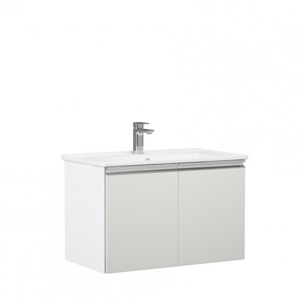 Orka Terme 60 cm Kaşmir Banyo Dolabı Alt Modül ve Lavabo ürün görseli 1