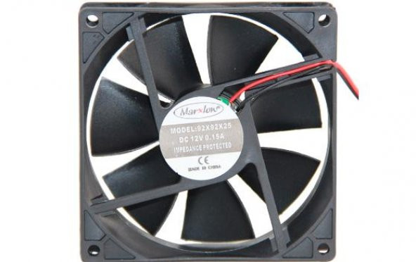 92x92x25 mm 12 Volt 2 Pin Fan ürün görseli 1