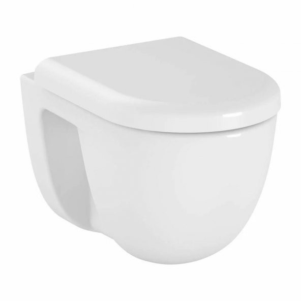 Vitra S40 Kanalsız Rimex Asma Klozet ve Yavaş Kapanan Kapak ürün görseli 1