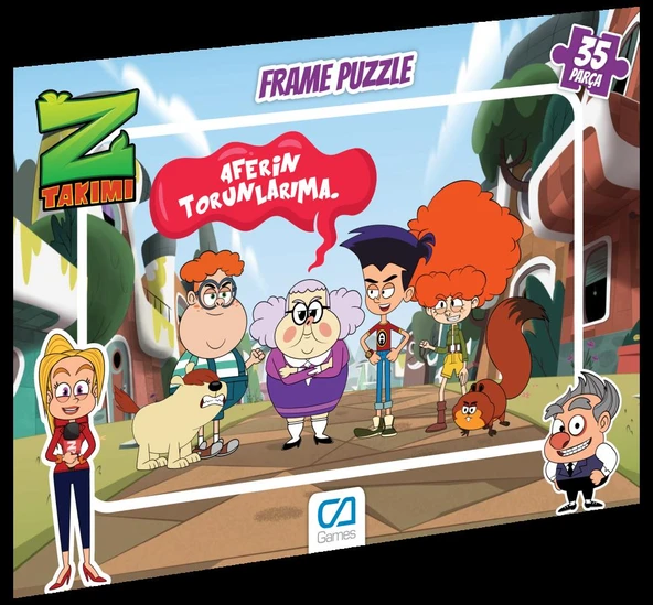 Ca Games Z Takımı 35 Parça Frame Puzzle Yapboz ürün görseli 1