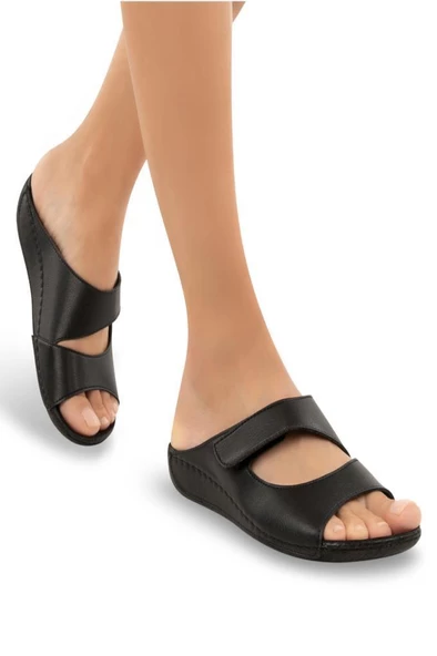 Muya Solena 31128-001 Anatomik Taban Kadın Terlik Siyah 36-40 ürün görseli 1