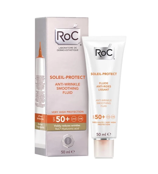 ROC SOLEIL-PROTECT FLUIDE ANTI RIDES  SPF 50+ ürün görseli 1