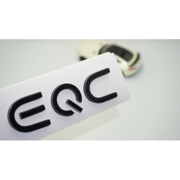 DK Tuning EQC Bagaj Siyah ABS 3M 3D Yazı Logo Benz İle Uyumlu ürün görseli 1