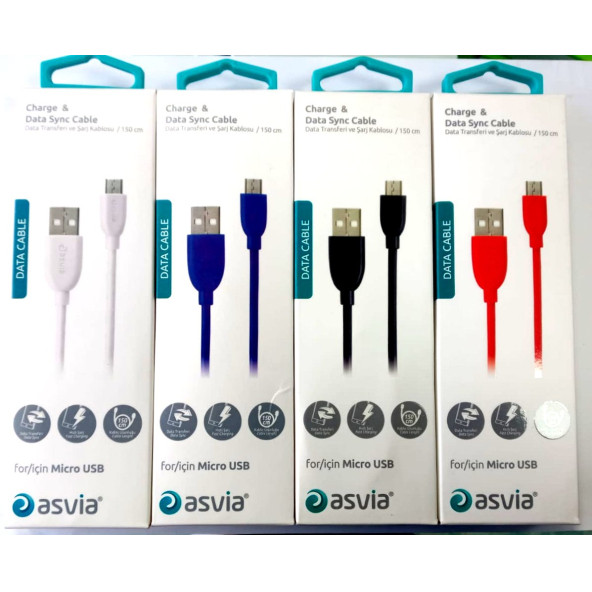 Ucuz Micro Usb Şarj Ve Data Kablosu 1,5 Metre Kutulu Hızlı Şarj ürün görseli 1