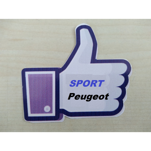 PEUGEOT EL sticker 7cmx6cm (PEUGEOT sticker) PEUGEOT logosu - PEUGEOT arması - PEUGEOT ETİKETİ ürün görseli 1