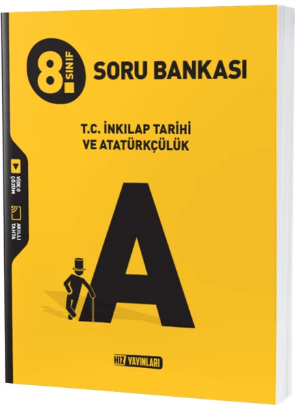 Hız Yayınları 8.Sınıf İnkılap Tarihi Ve Atatürkçülük Soru Bankası ürün görseli 1