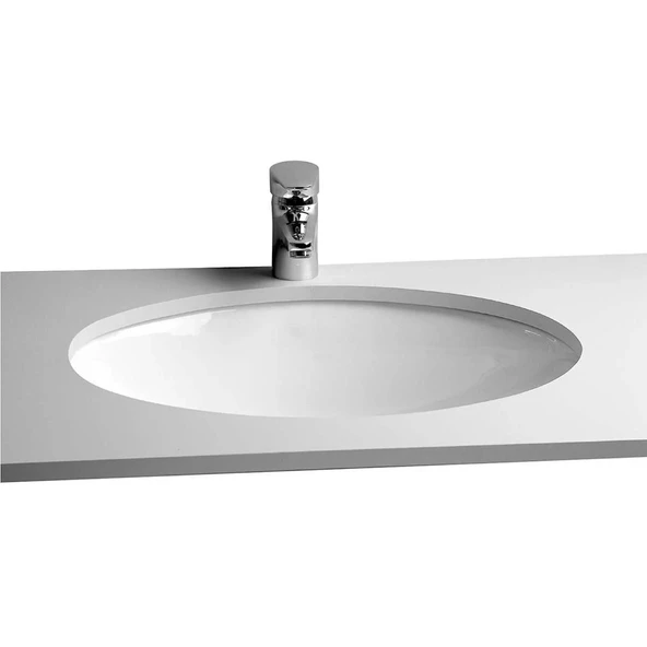 Vitra S20 52 cm Beyaz Hilton Tezgah Altı Lavabo 6069B003-0012 ürün görseli 1