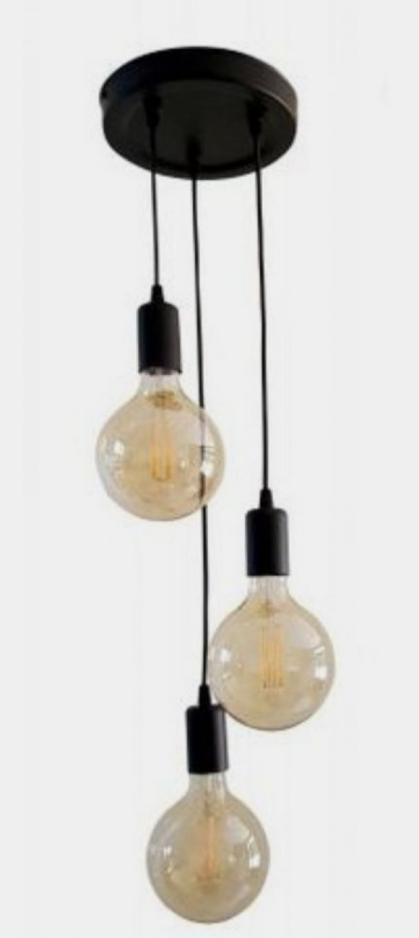 MYLİGHTS RETRO RUSTİK MODERN METAL SARKIT AVİZE ürün görseli 1