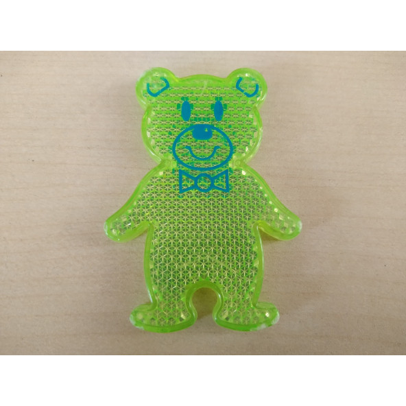 AYICIK REFLEKTÖR (7x5cm) YEŞİL BİSİKLET REFLEKTÖRÜ - KEDİGÖZÜ - REFLEKTÖR ürün görseli 1