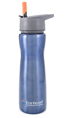 Eco Vessel Aqua Vessel Insulated Filtre Bottle Termos 0.50 Litre-MAVİ ürün görseli 1