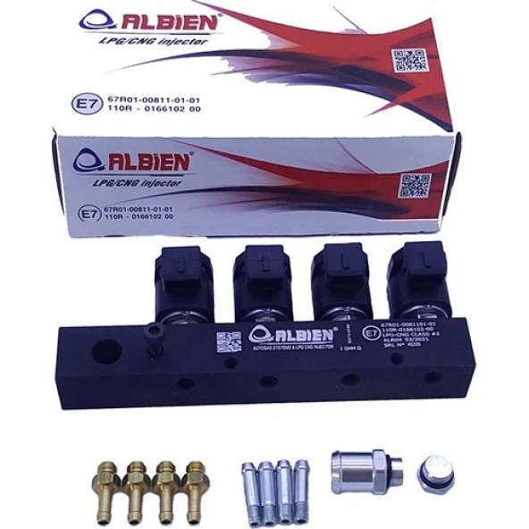 Albien Landirenzo Plus Uyumlu 4 Silindir Enjektör 1 Ohm ürün görseli 1