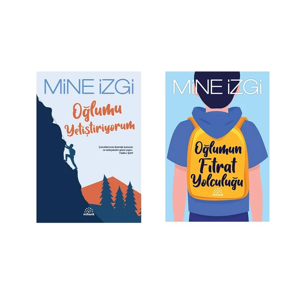 Mine İzgi Oğlumu Yetiştiriyorum Seti 2 Kitap Takım ürün görseli 1