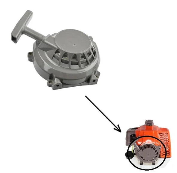 Motorlu Tırpan 3.1 Hp Starter Kapak Komple ürün görseli 1