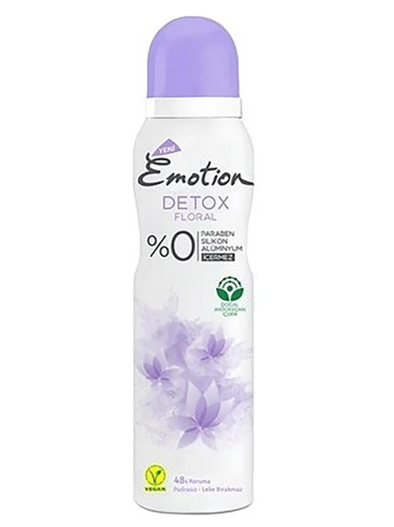 Emotion Bayan Deodorant 150ml Detox Floral ürün görseli 1