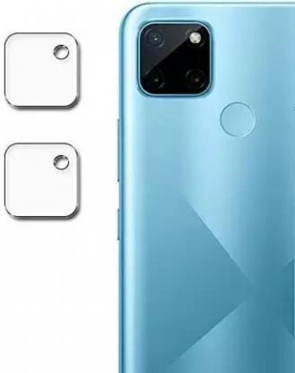 ECRMOBILE Realme C21Y Esnek Nano Kamera Lens Koruyucu (3 Adet) ürün görseli 1