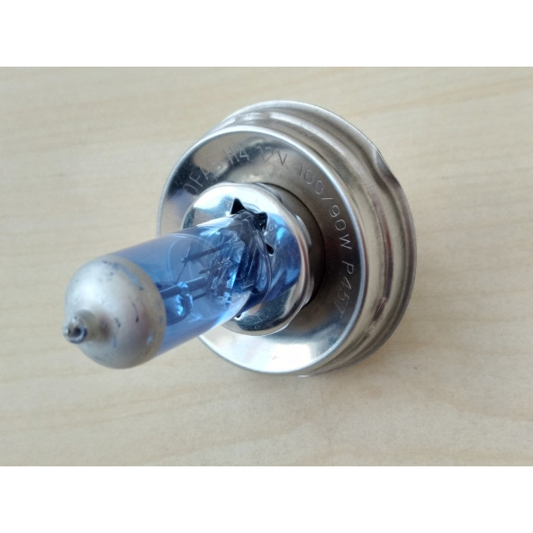 H4 AMPUL BEYAZ IŞIK TABLALI 12V 100/90W HELOGEN (TANE FİYATI) MURAT 124, MURAT 131,ANADOL,  (H4 FAR AMPULÜ) ürün görseli 1