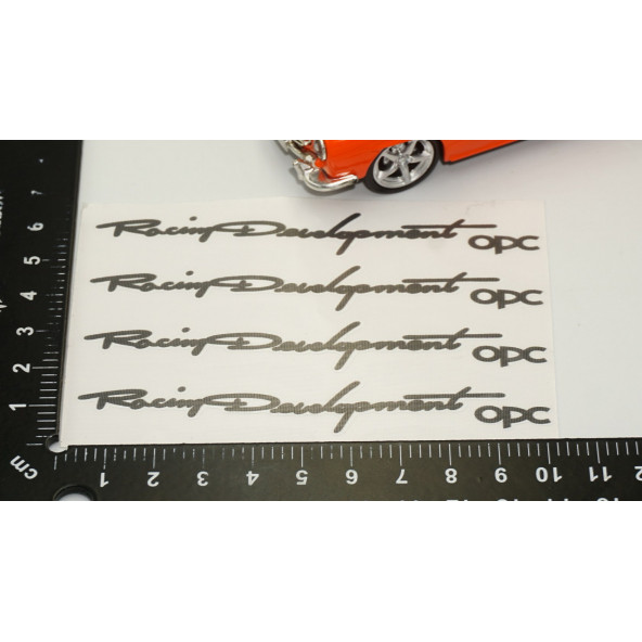 Opel OPC Kapı Açma Kolu Racing Devolopment Sticker Seti - Resim 4