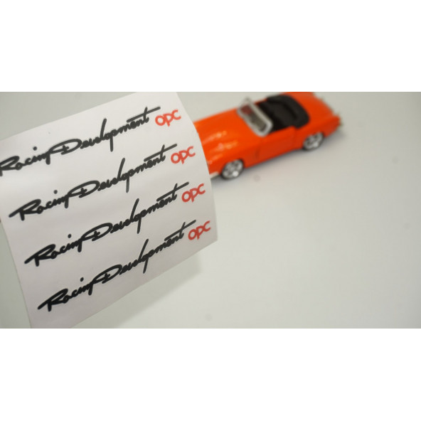 Opel OPC Kapı Açma Kolu Racing Devolopment Sticker Seti ürün görseli 1