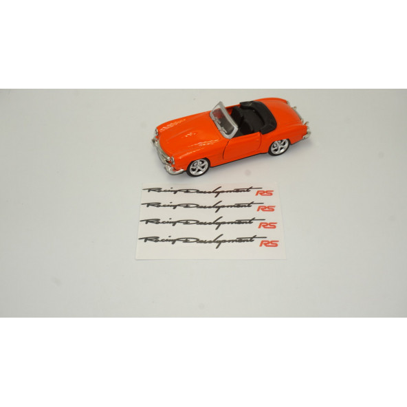 Renault RS Kapı Açma Kolu Racing Devolopment Sticker Seti ürün görseli 1