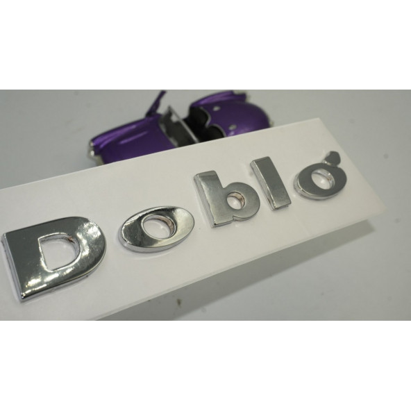 Fiat Doblo Bagaj Krom Metal 3M 3D Yazı Logo Amblem ürün görseli 1