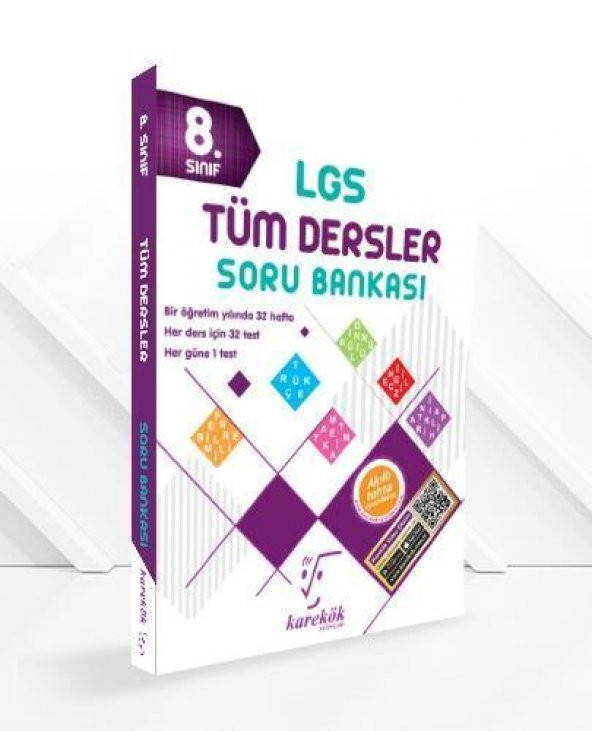 8.Sınıf LGS Tüm Dersler Soru Bankası Karekök Yayınları ürün görseli 1