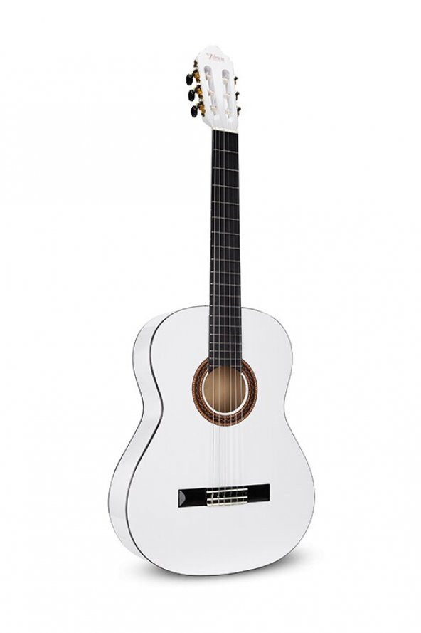 VALENCIA VC103TWT KLASİK GİTAR SAP ÇELİKLİ  3/4 BEYAZ Valencia, VC103TWH, 3/4 size Classical Guitar with Thrusroad, BEYAZ ürün görseli 1