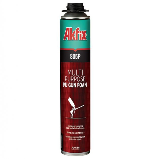 Akfix 805p Çok Amaçlı Profesyonel Pu Köpük Tabancalı 750 mL ürün görseli 1