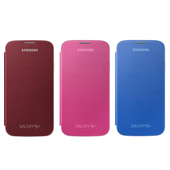Samsung i9500 Galaxy S4 Flip Cover Orjinal Kılıf 3'lü Paket - Resim 10