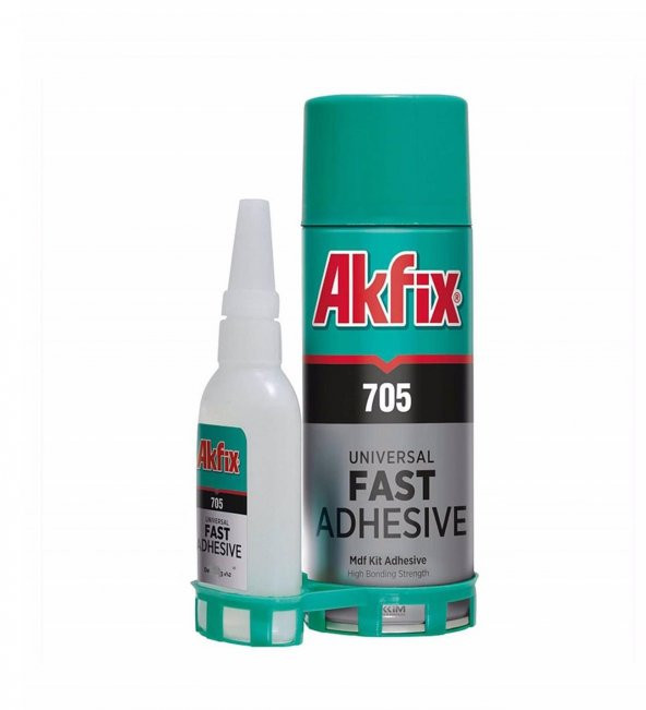 Akfix 705 Profesyonel Hızlı Yapıştırıcı Japon 400 mL 100 gr ürün görseli 1