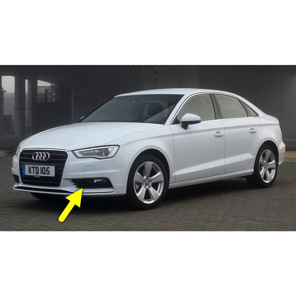 Audi A3 Sedan 2013-2016 Ön Tampon Sol Sis Farı Kapağı Krom 8V5807681A ürün görseli 1